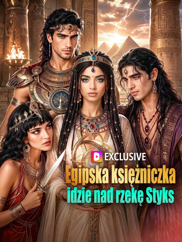 Egipska księżniczka idzie nad rzekę Styks