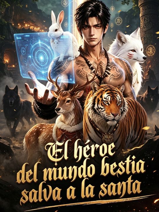 El héroe del mundo bestia salva a la santa