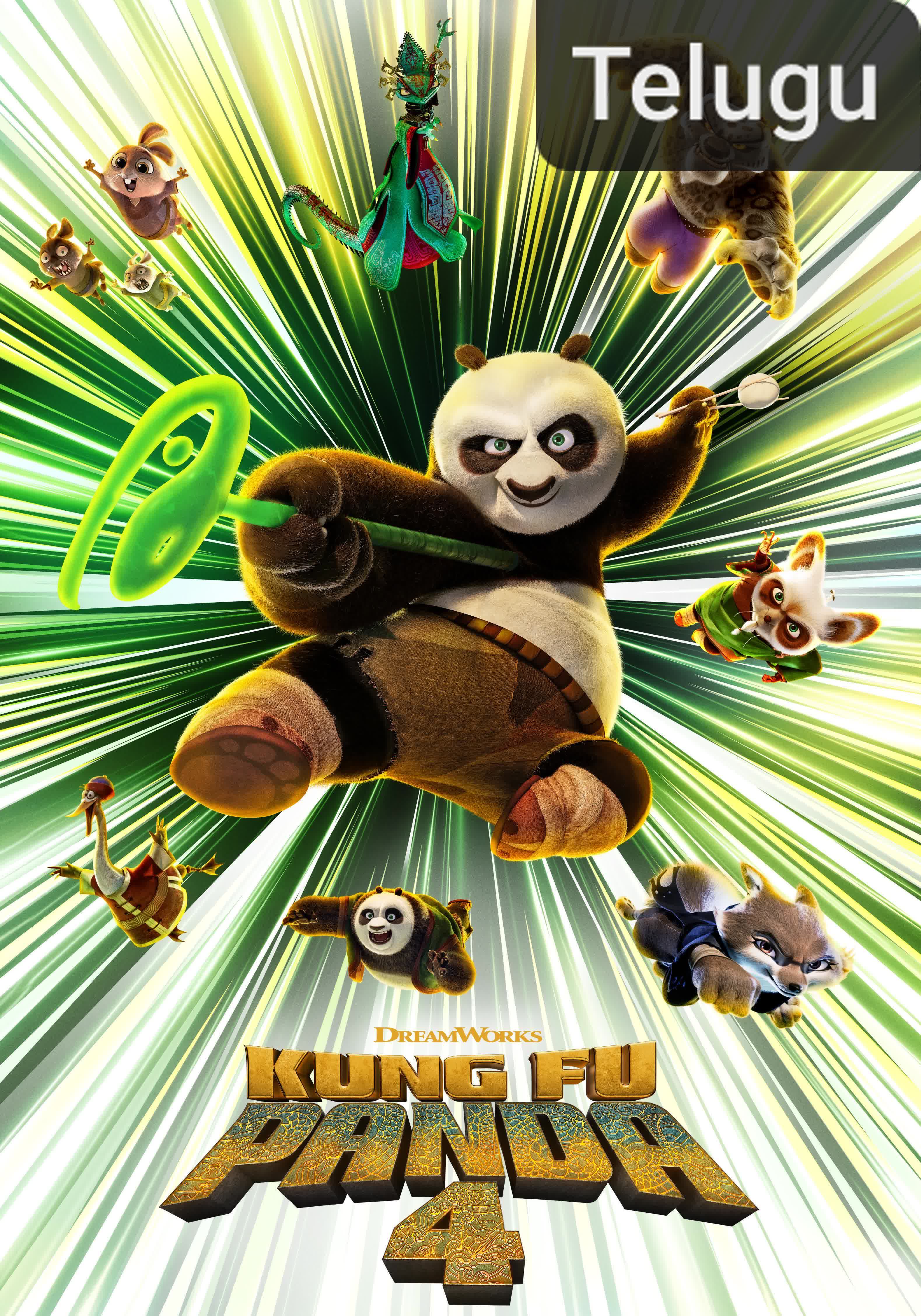 Kung Fu Panda 4 [Telugu] (2024)