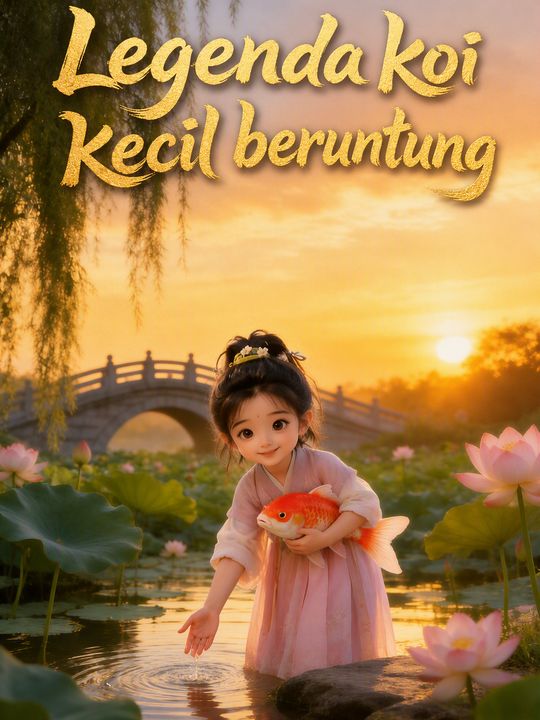Legenda koi kecil beruntung