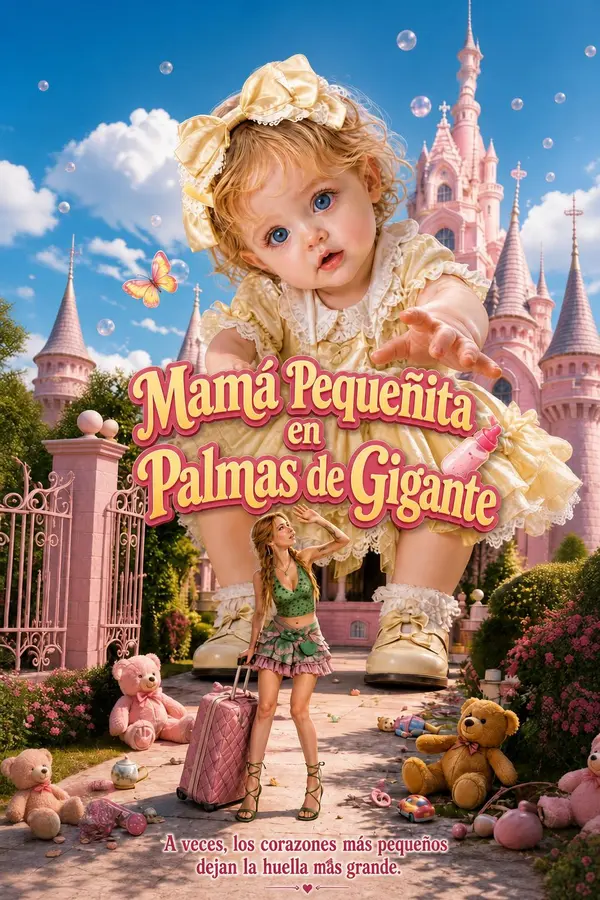 Mamá diminuta entre manos gigantes