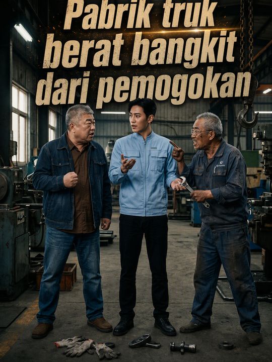 Pabrik truk berat bangkit dari pemogokan