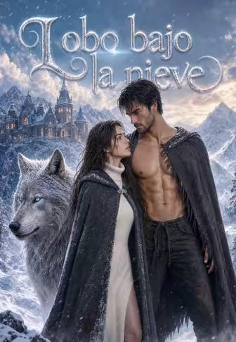 Lobo bajo la nieve