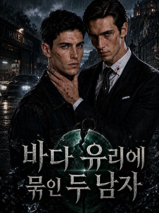 바다 유리에 묶인 두 남자