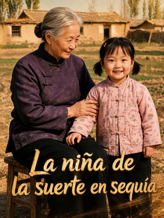 La niña de la suerte en sequía