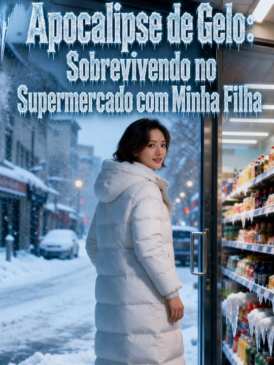 Apocalipse de Gelo: Sobrevivendo no Supermercado com Minha Filha