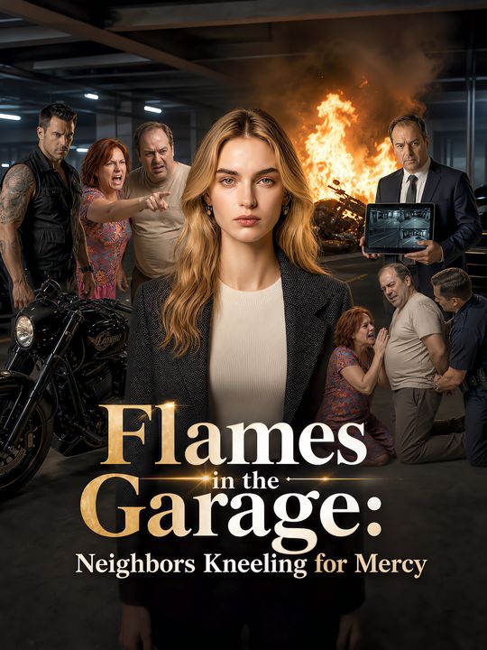 Flames in the Garage Neighbors Kneeling for Mercy