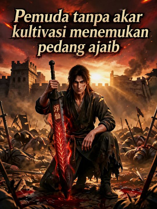 Pemuda tanpa akar kultivasi menemukan pedang ajaib