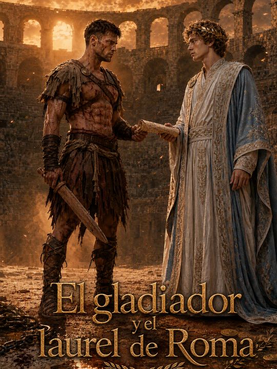 El gladiador y el laurel de Roma