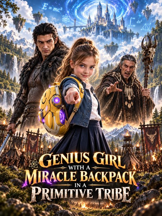 GENIUS GIRL WITH A MIRACLE BACKPACK IN A PRIMITIVE TRIBE