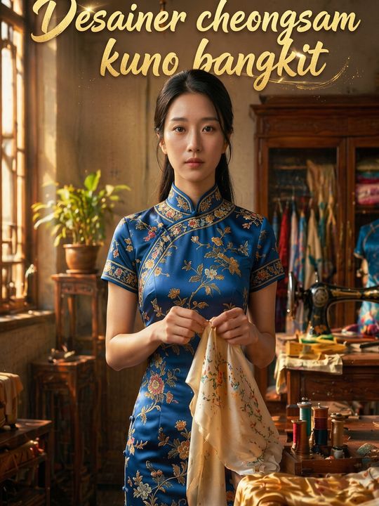 Desainer cheongsam kuno bangkit