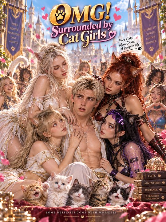 OMG! Surrounded by Cat Girls