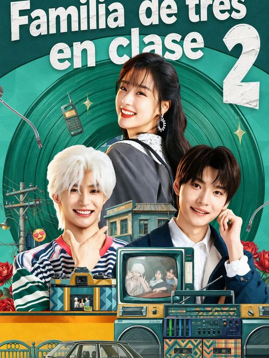 Familia de tres en clase 2