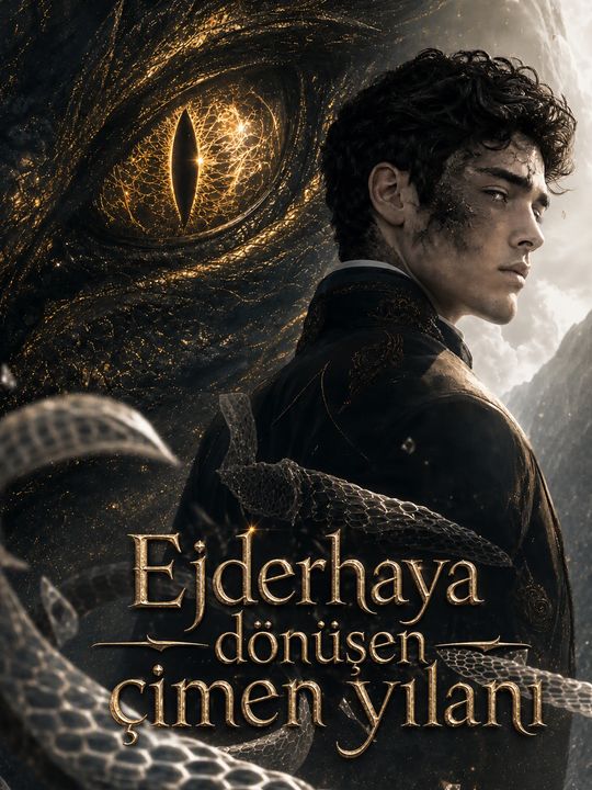 Ejderhaya dönüşen çimen yılanı
