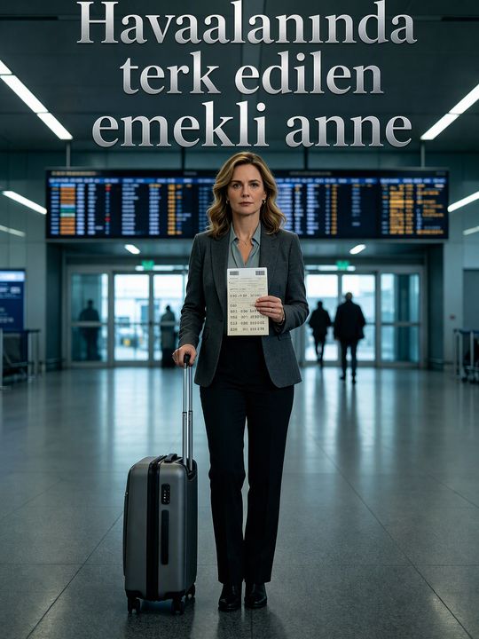 Havaalanında terk edilen emekli anne