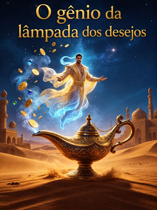 O gênio da lâmpada dos desejos