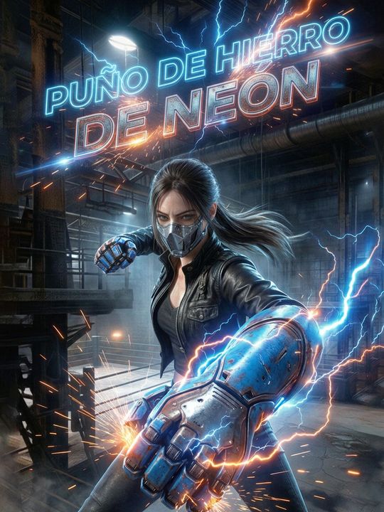 Puño de hierro de neón