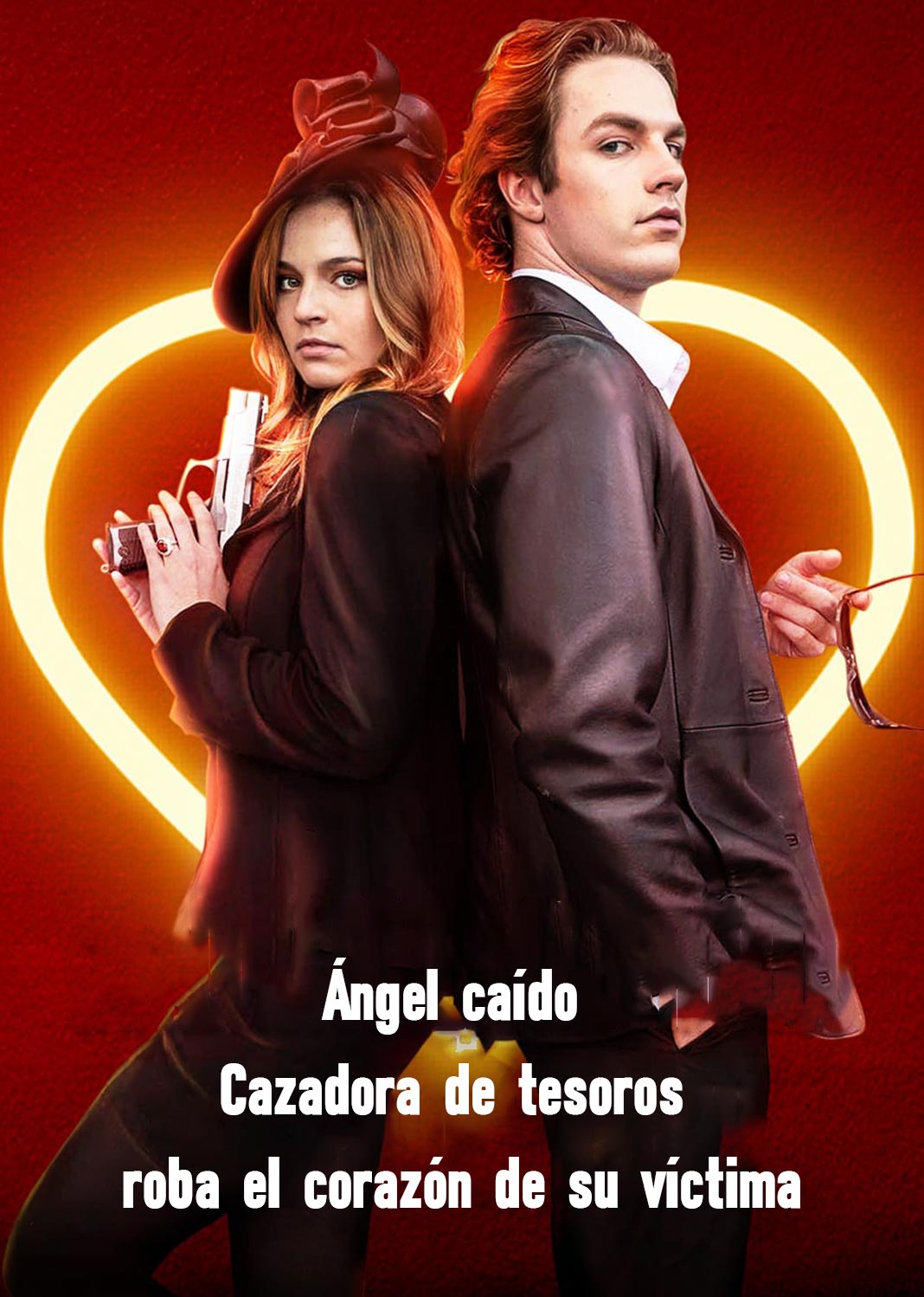 Ángel caído Cazadora de tesoros roba el corazón de su víctima