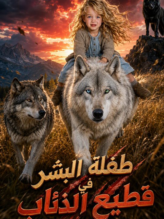 طفلة البشر في قطيع الذئاب