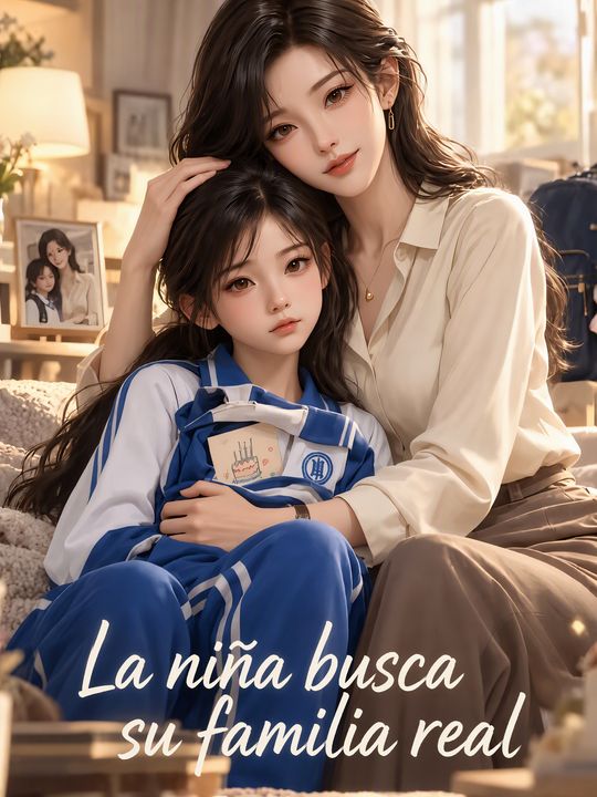 La niña busca su familia real