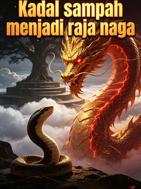 Kadal sampah menjadi raja naga