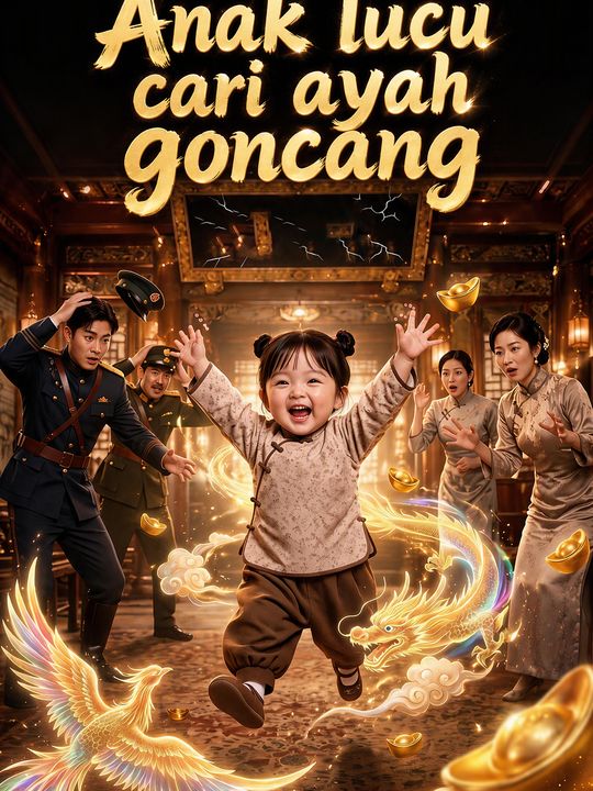 Anak lucu cari ayah goncang