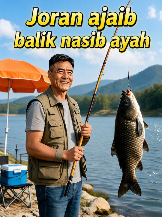 Joran ajaib balik nasib ayah