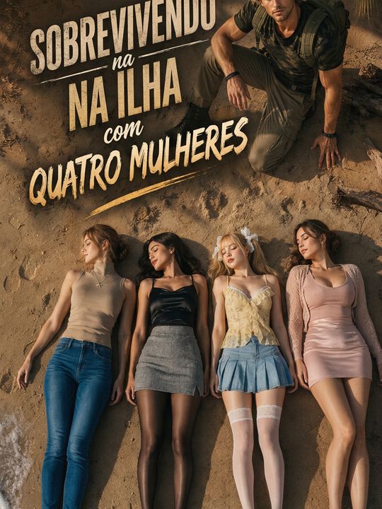 Sobrevivendo na ilha com quatro mulheres
