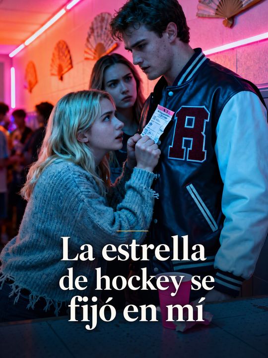 La estrella de hockey se fijó en mí