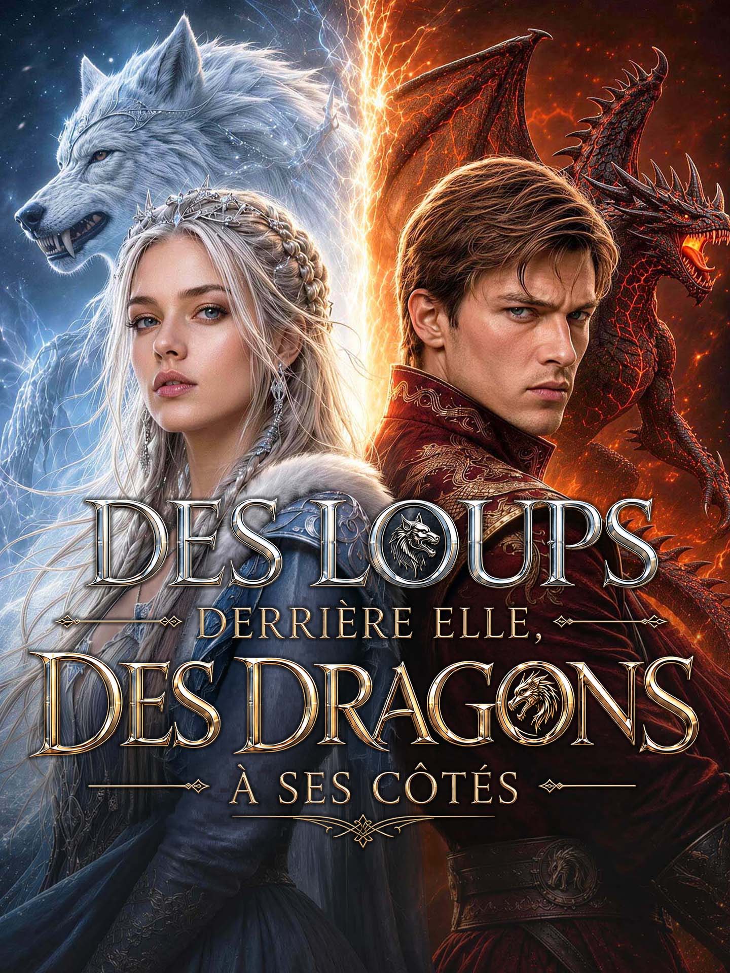Des loups derrière elle, des dragons à ses côtés