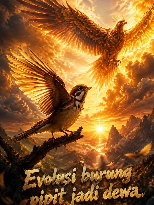 Evolusi burung pipit jadi dewa