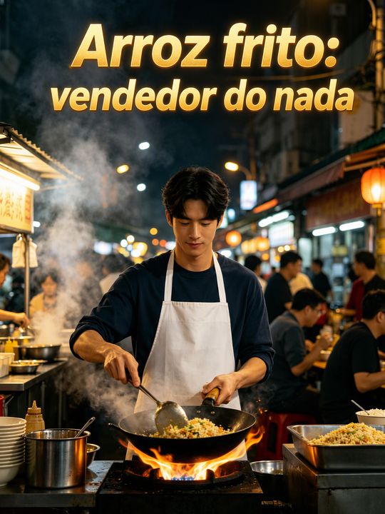 Arroz frito: vendedor do nada