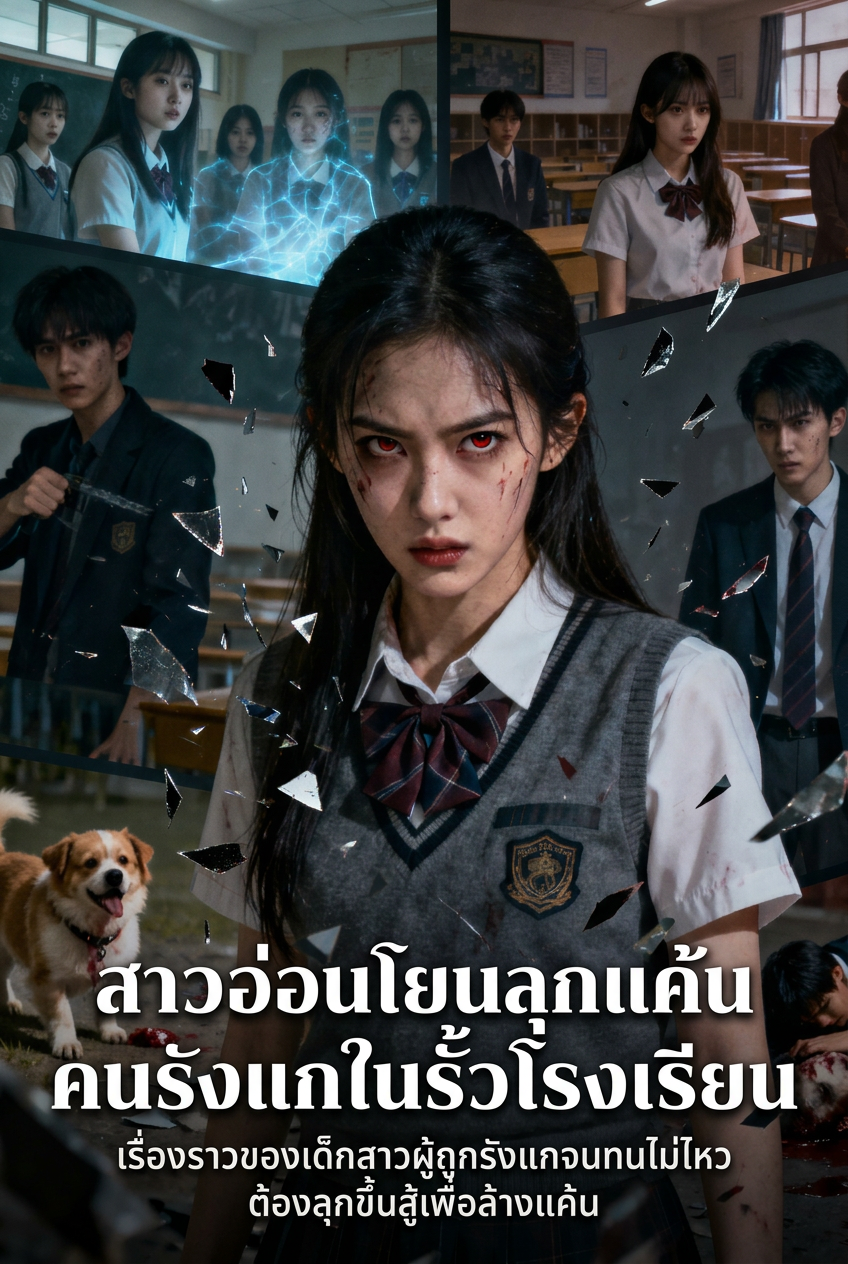 สาวอ่อนโยนลุกแค้นคนรังแกในรั้วโรงเรียน