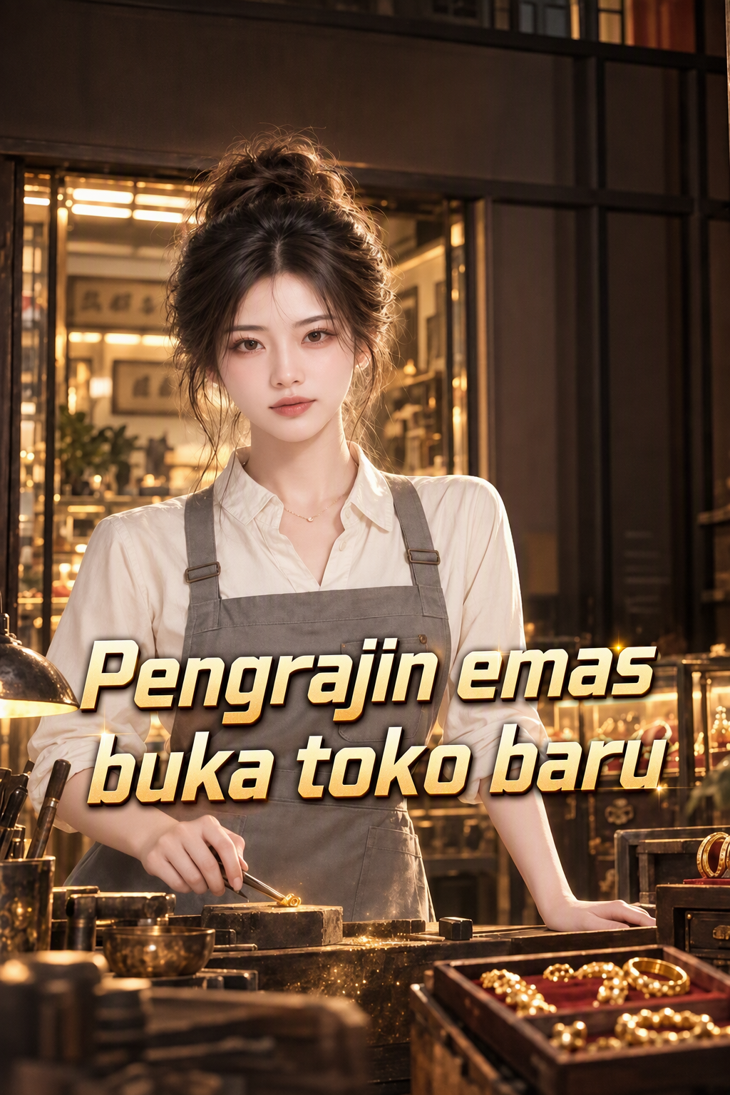 Pengrajin emas buka toko baru
