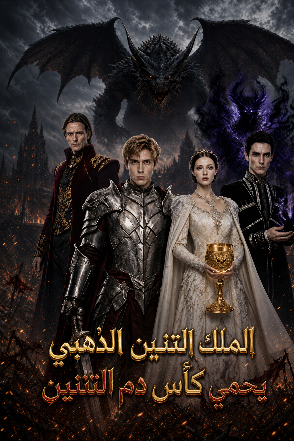 الملك التنين الذهبي يحمي كأس دم التنين