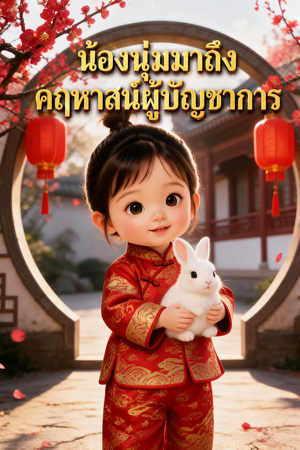 น้องนุ่มมาถึงคฤหาสน์ผู้บัญชาการ