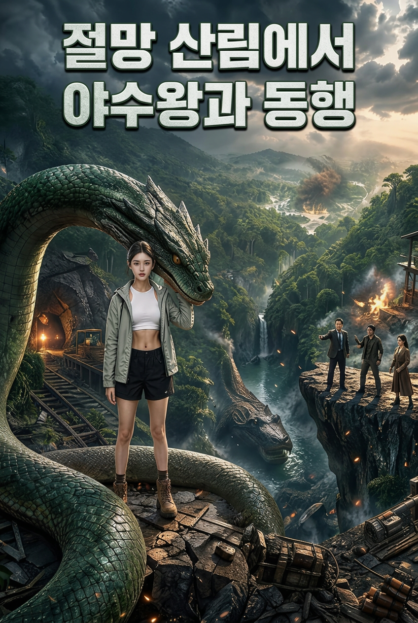 절망 산림에서 야수왕과 동행