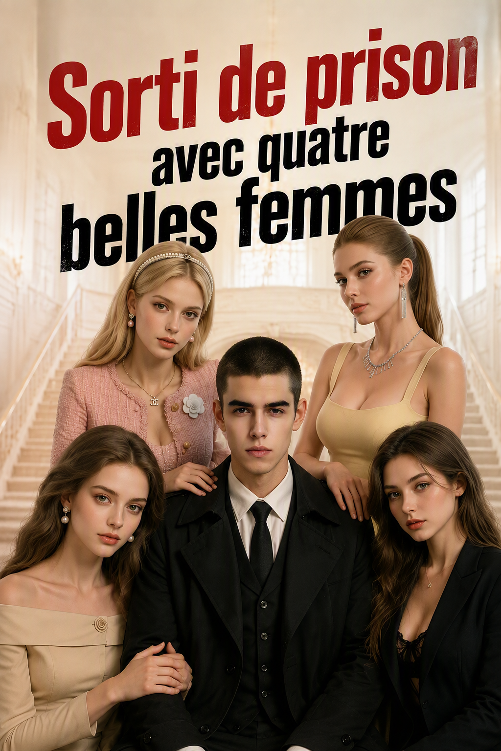 Sorti de prison avec quatre belles femmes