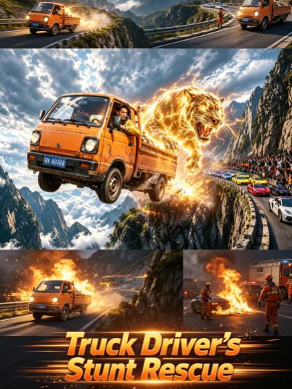 Truck Driver’s Stunt Rescue
