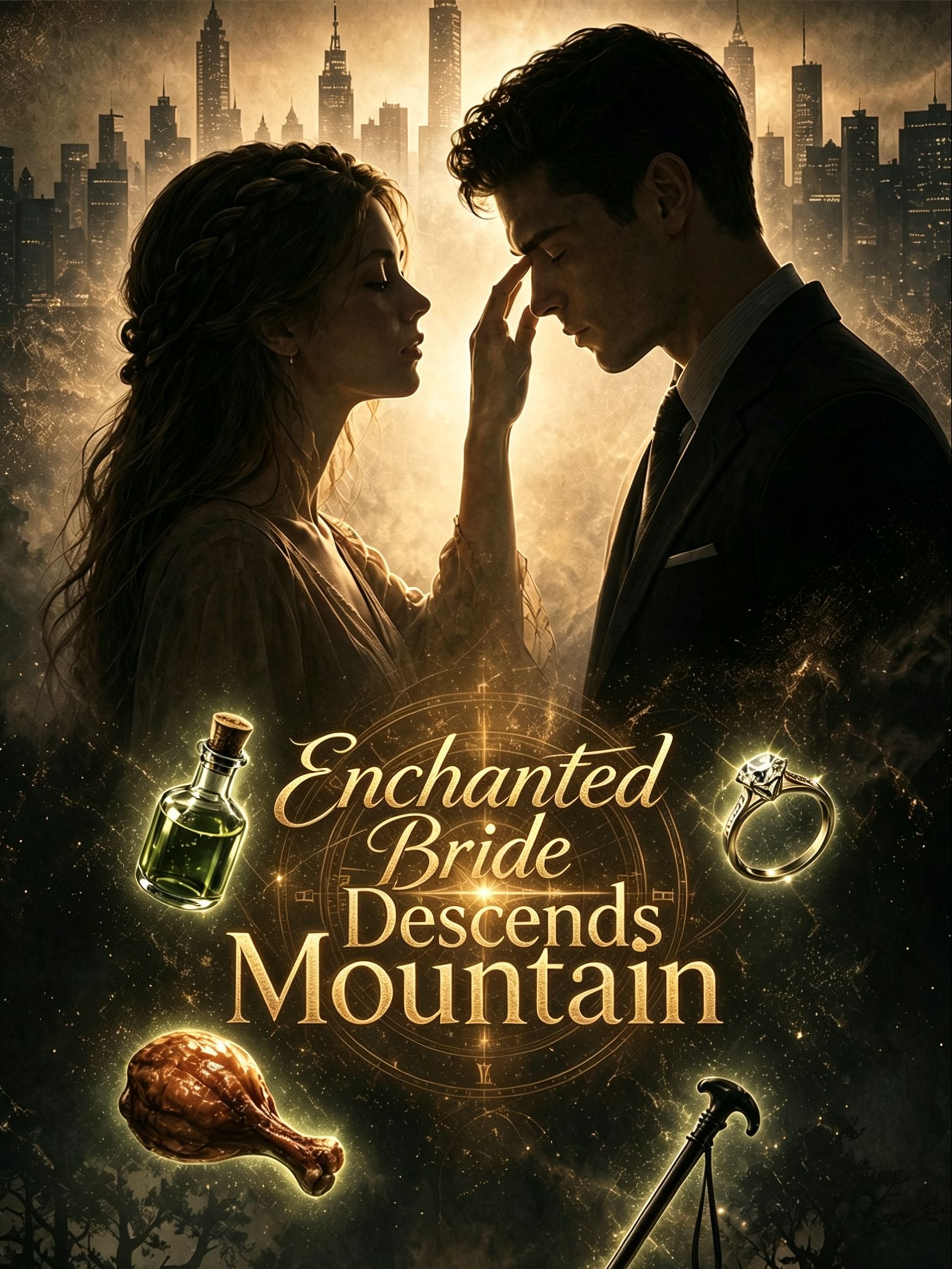 Enchanted Bride Descends Mountain