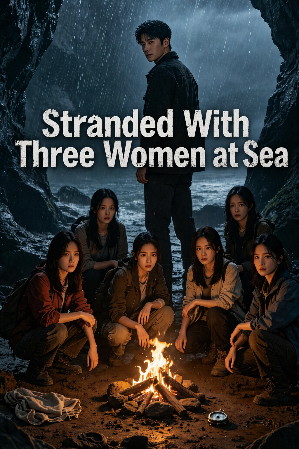 Stranded With Three Women at Sea
