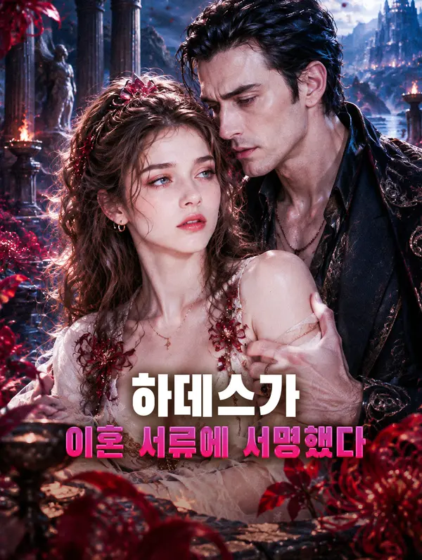 하데스가 이혼 서류에 서명했다