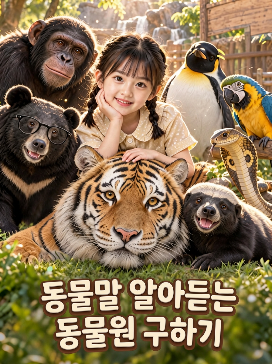 동물말 알아듣는 동물원 구하기