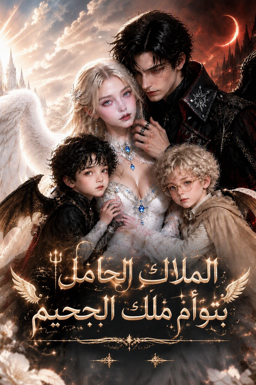 الملاك الحامل بتوأم ملك الجحيم