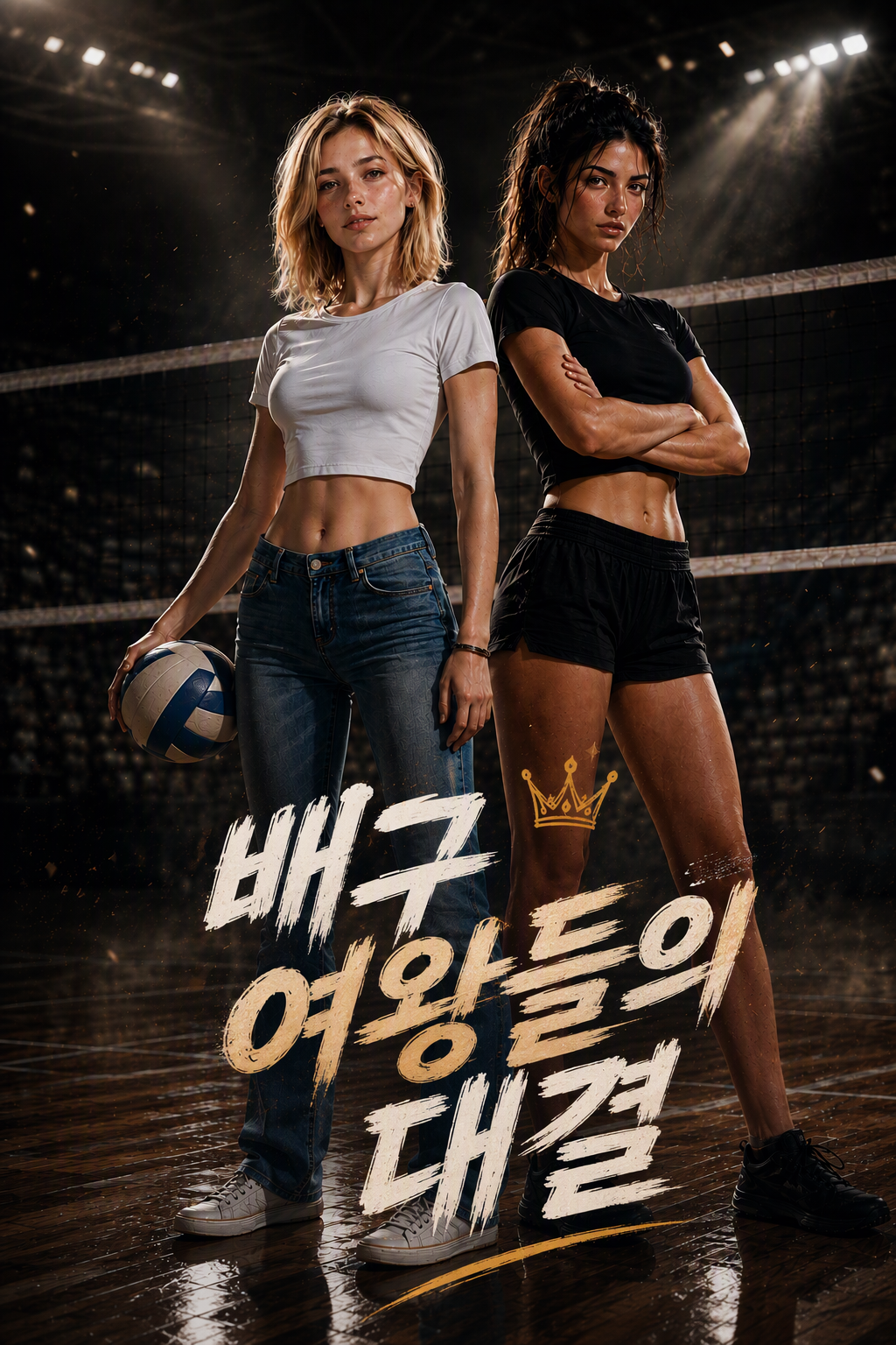 배구 여왕들의 대결