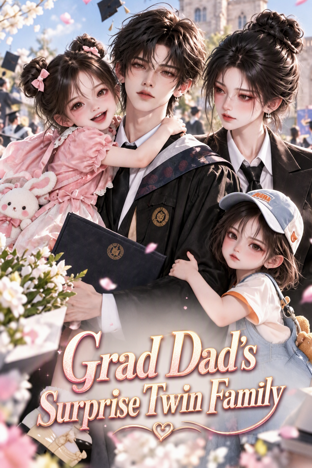 Grad Dad's Surprise Twin Family