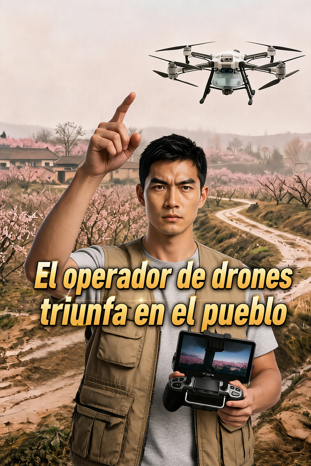 El operador de drones triunfa en el pueblo