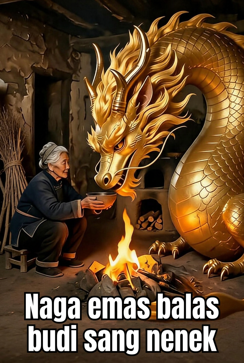 Naga emas balas budi sang nenek
