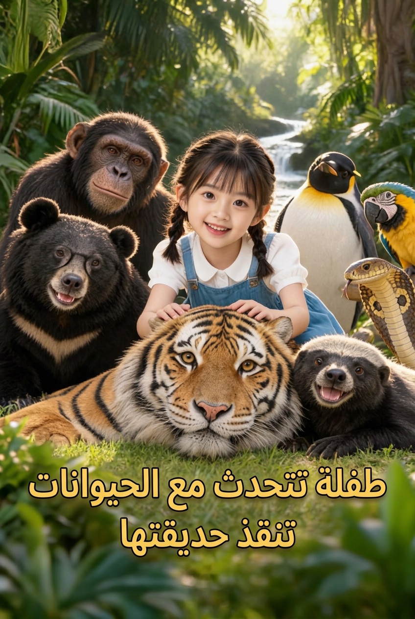 طفلة تتحدث مع الحيوانات تنقذ حديقتها