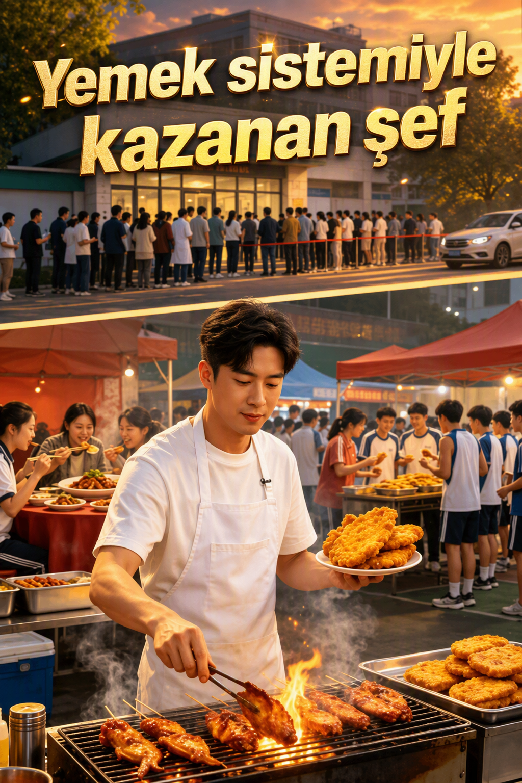 Yemek sistemiyle kazanan şef
